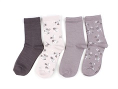 Name It sparrow mix socks wool/cotton (4-pack)